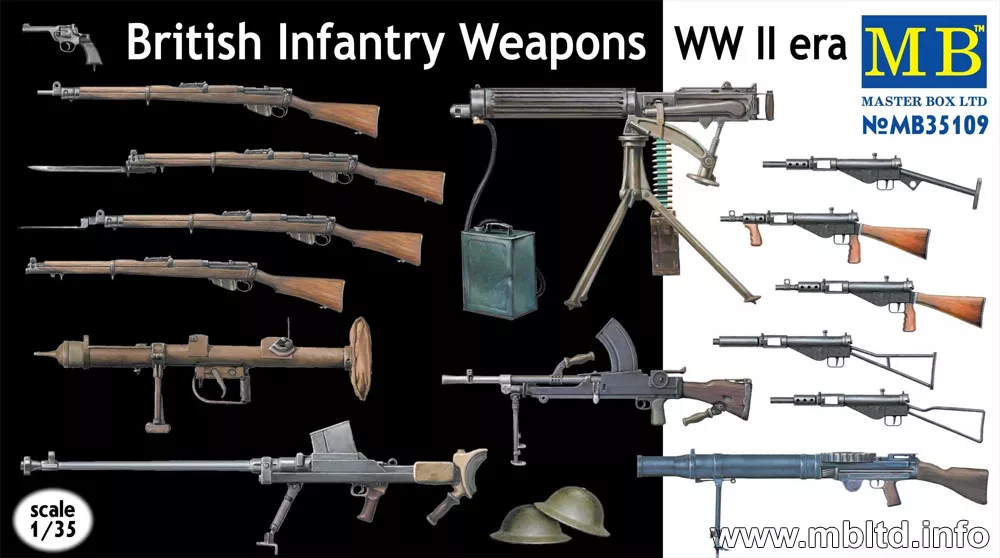 MasterBox - British infantry weapons, WWII era 